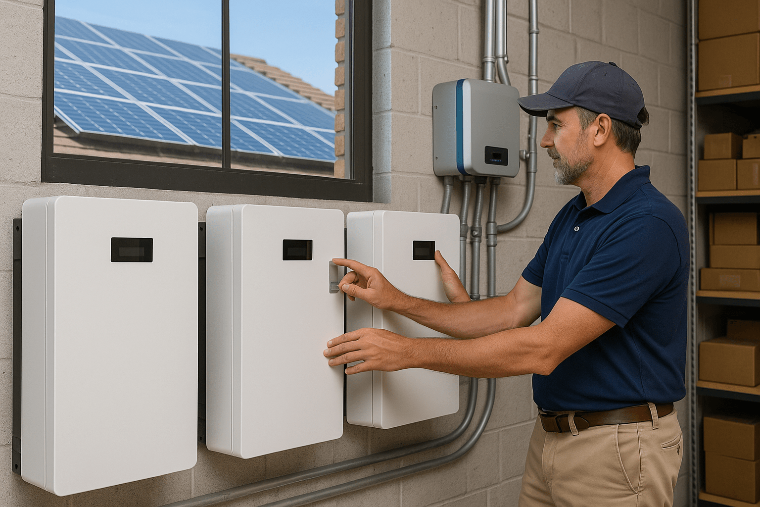 Baterías solares para comercios - Mundo Solar