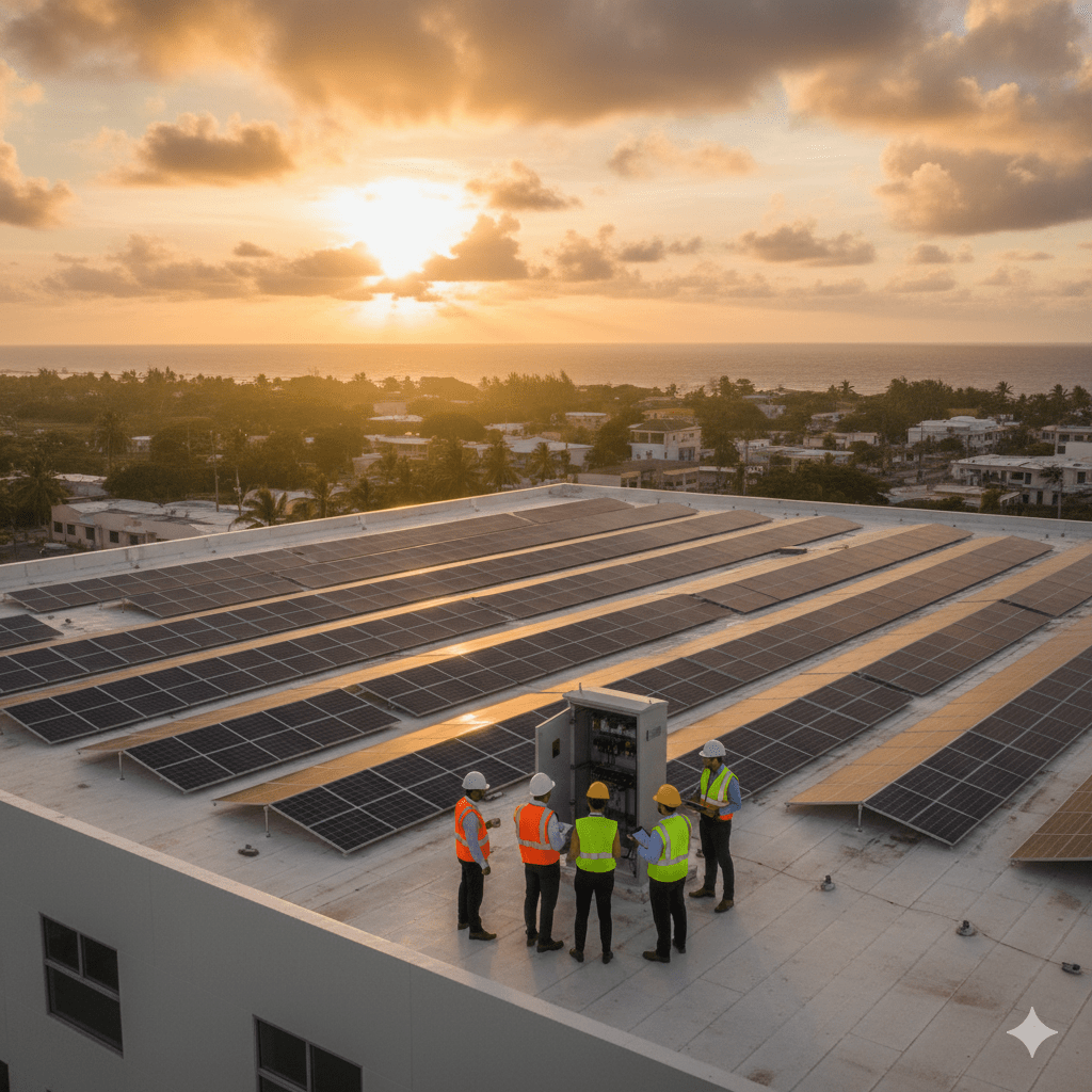 Energía solar comercial en Hatillo - Miundo Solar