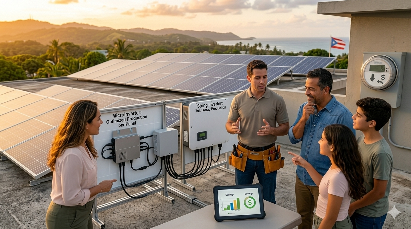 Microinversores vs. inversores de cadena - Mundo Solar
