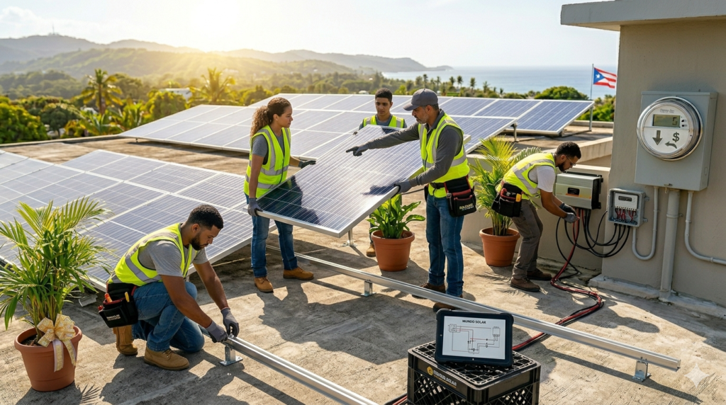 Instalación de placas solares paso a paso - Mundo Solar