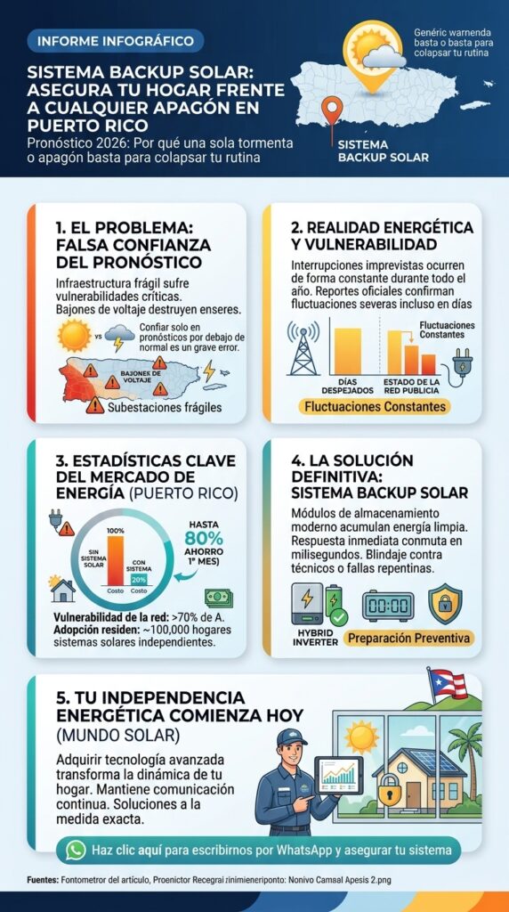 Sistema backup solar